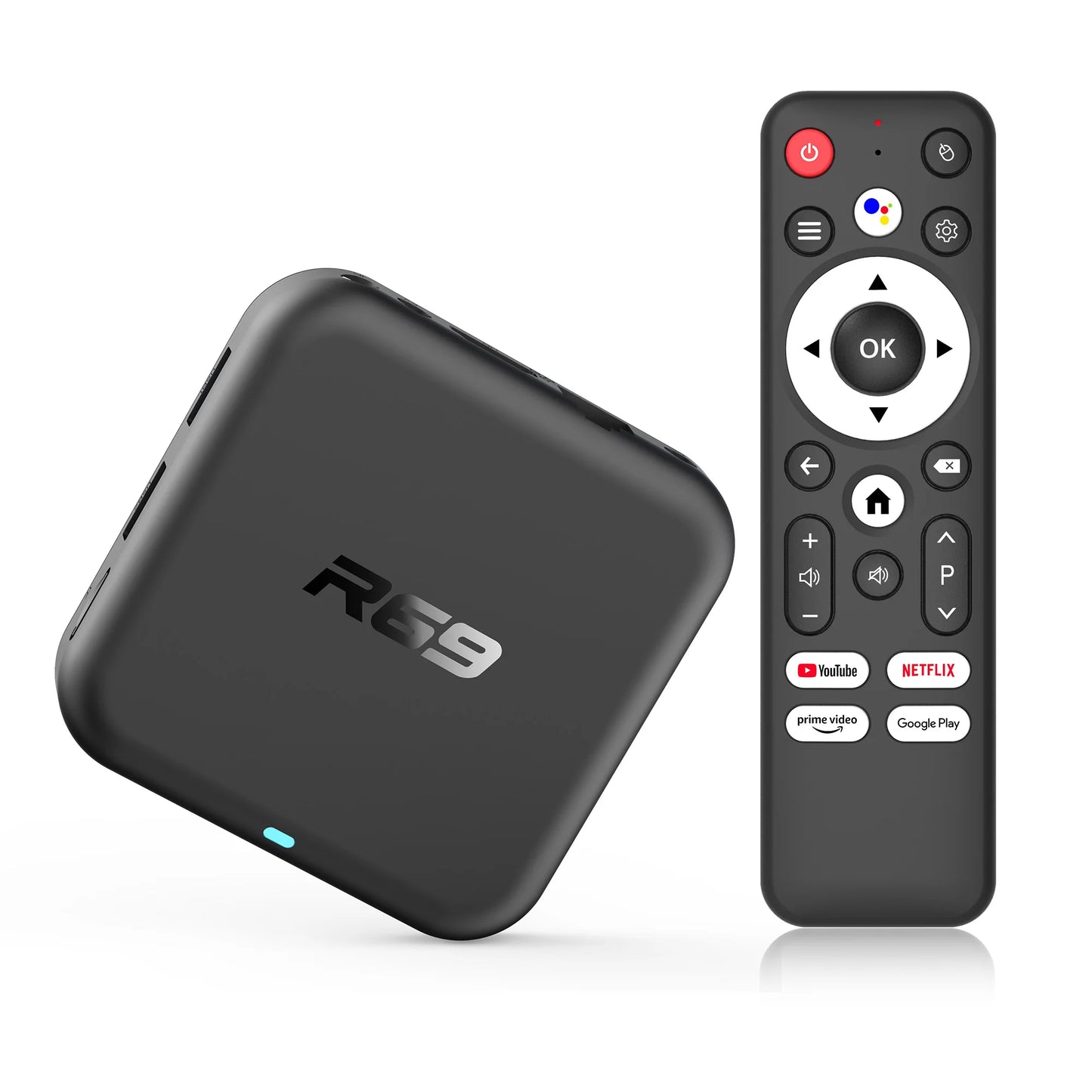 Janmifly R69-1 4K Android TV Box - 6 GB RAM 128 GB ROM 5V 2A