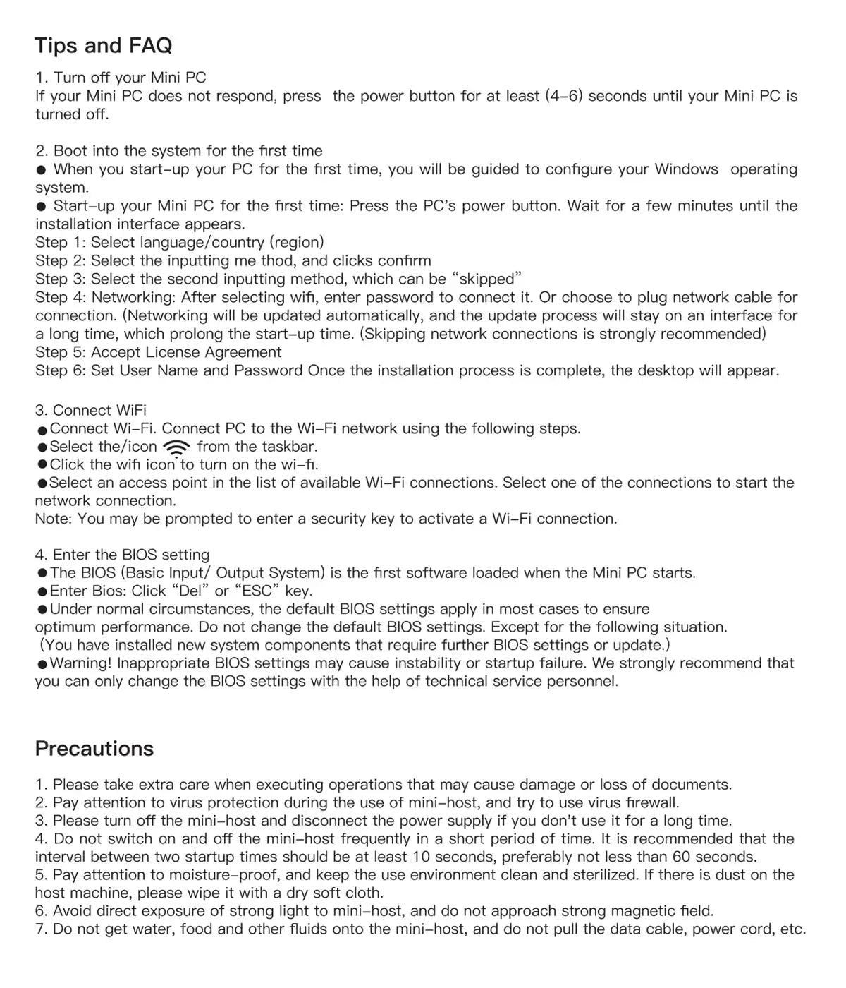 Mini PC compact MLLSE M2 Air - 128 GB ROM, N4000, 6 GB RAM