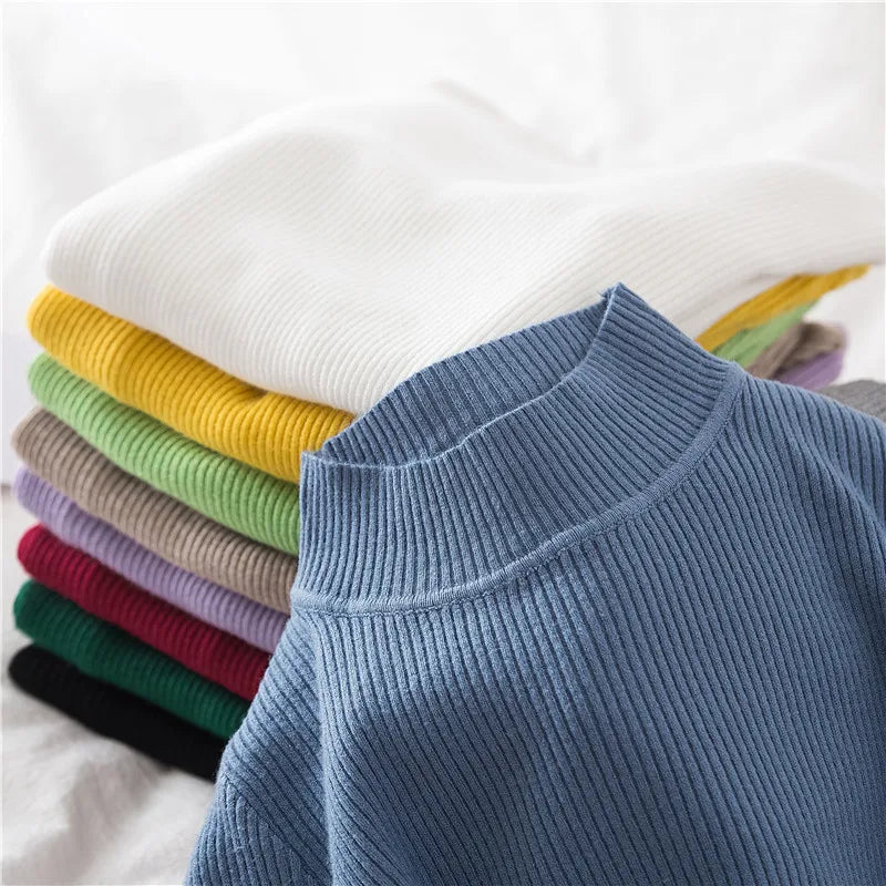 Luna Kaschmir Rollkragenpullover - Weich, S-XL, Volle Ärmel