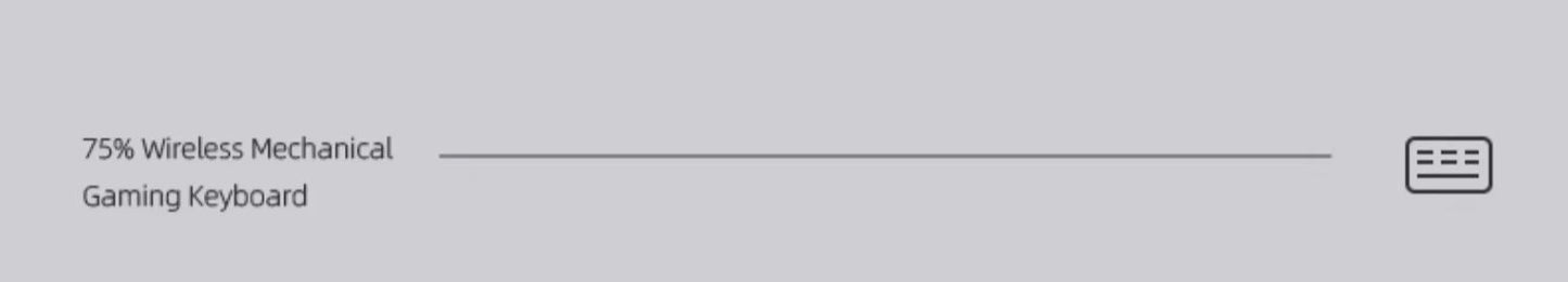 Gravastar 75k1 Mechanische Tastatur - RGB, BT, Alu, 2.4G