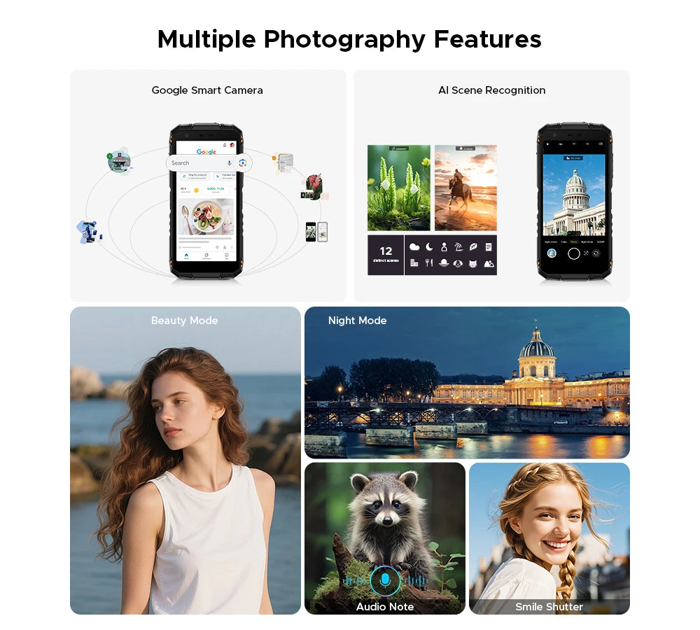 DOOGEE Fire 3 Max Robustes Telefon - 32 GB Und 256 GB, 18W, 5,5 Zoll