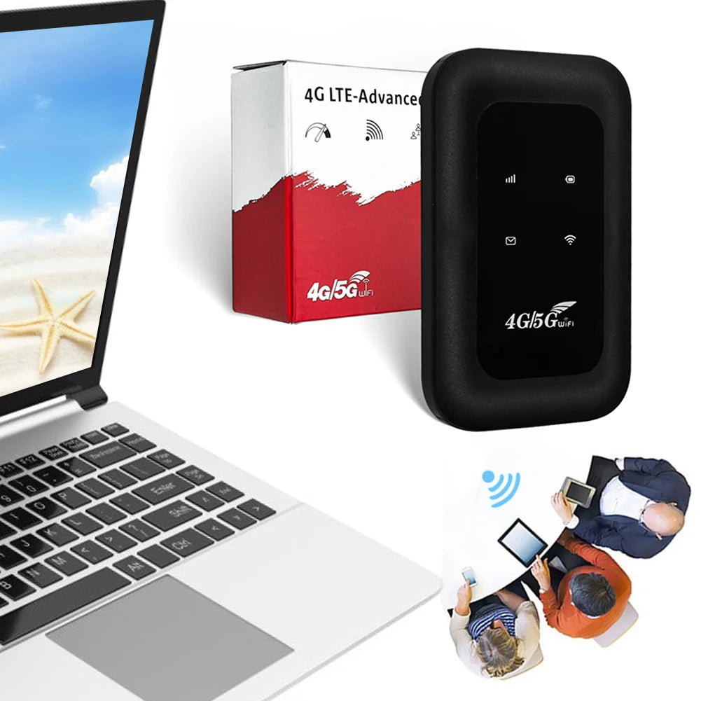 WiFi-Router 2025: High-Speed 4G-LTE SIM-Card - Wireless Travel Collection