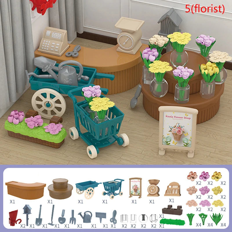 Diapercore Puppenhaus Möbelset Miniatur - 1:12 Plastik 6-12J