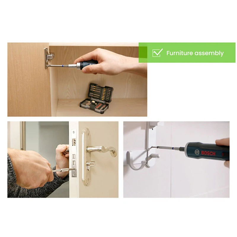 Bosch Screwdriver Bits 43 Pcs Rainbow Kit High Hardness Hand Drill Bit Screw 25Mm 75Mm Electric Screwdriver Bits for Power Tools