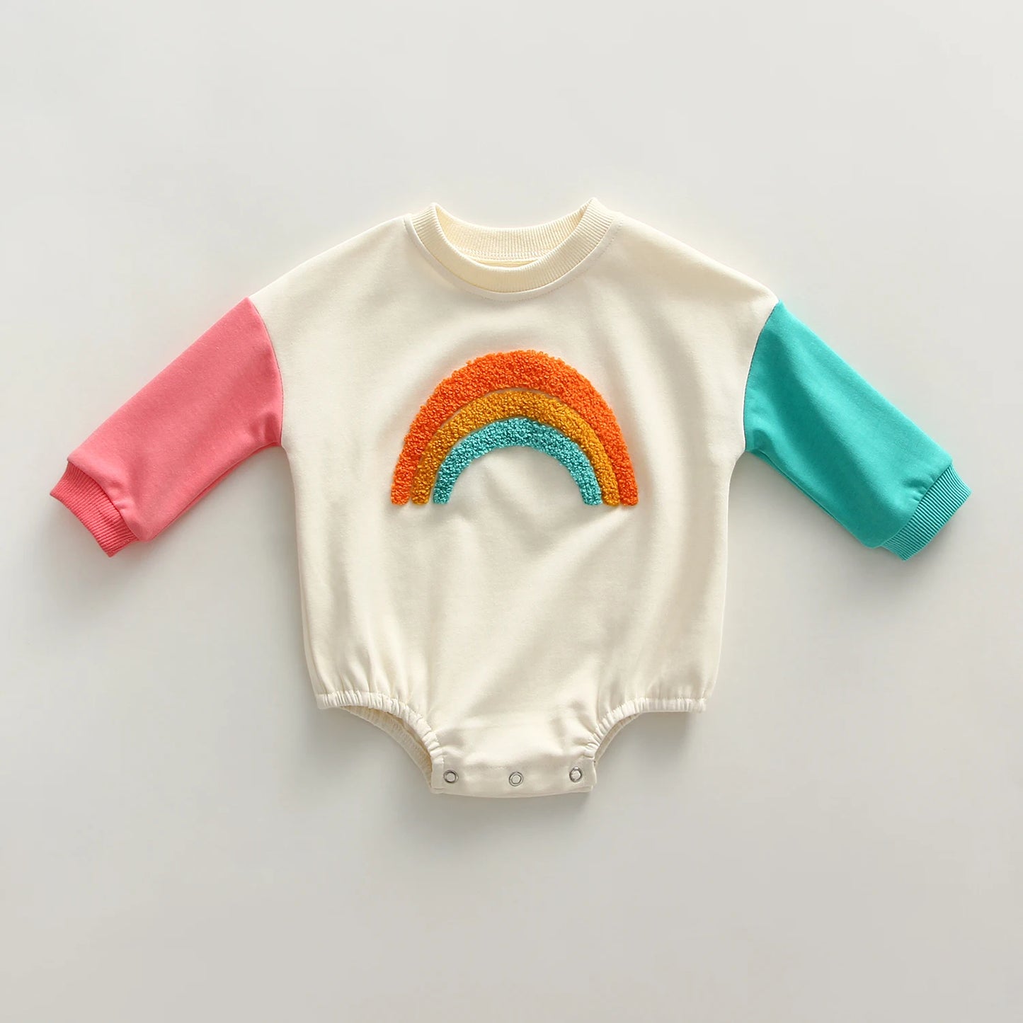Jiangsu Bodysuit Stickerei O-Neck - Größe 0-12M Baumwolle