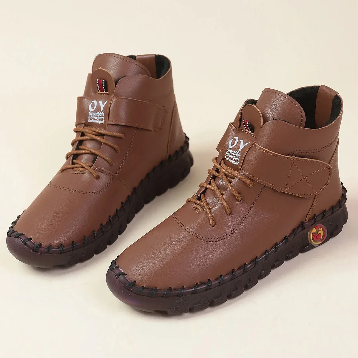 Ghete de iarnă cu căptușeală de blană Maogu - Mărimi 36-41 Impermeabile Toc până la gleznă 1-3 cm