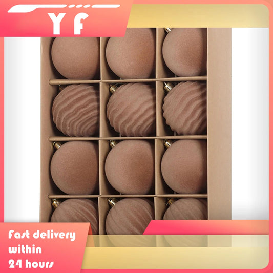 Electronic Weihnachtskugel-Set DIY - 12 Stück, 6/8 cm