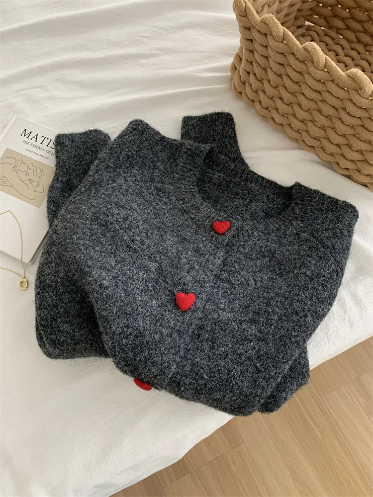 MOOIRUE APPAREL Wollcardigan Schulter-Schnalle - Größe Regular, Slim Fit, Material Polyester Wolle Spandex Nylon