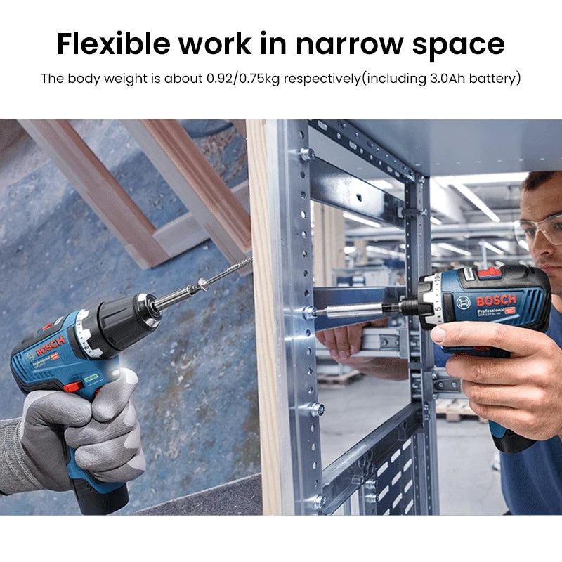 Bosch GSR 12V-35 HX Akku Schraubendreher Multi-Funktion Aufladbar Elektrobohrer Brushless Schraubendreher Heim Rotary Elektrowerkzeug