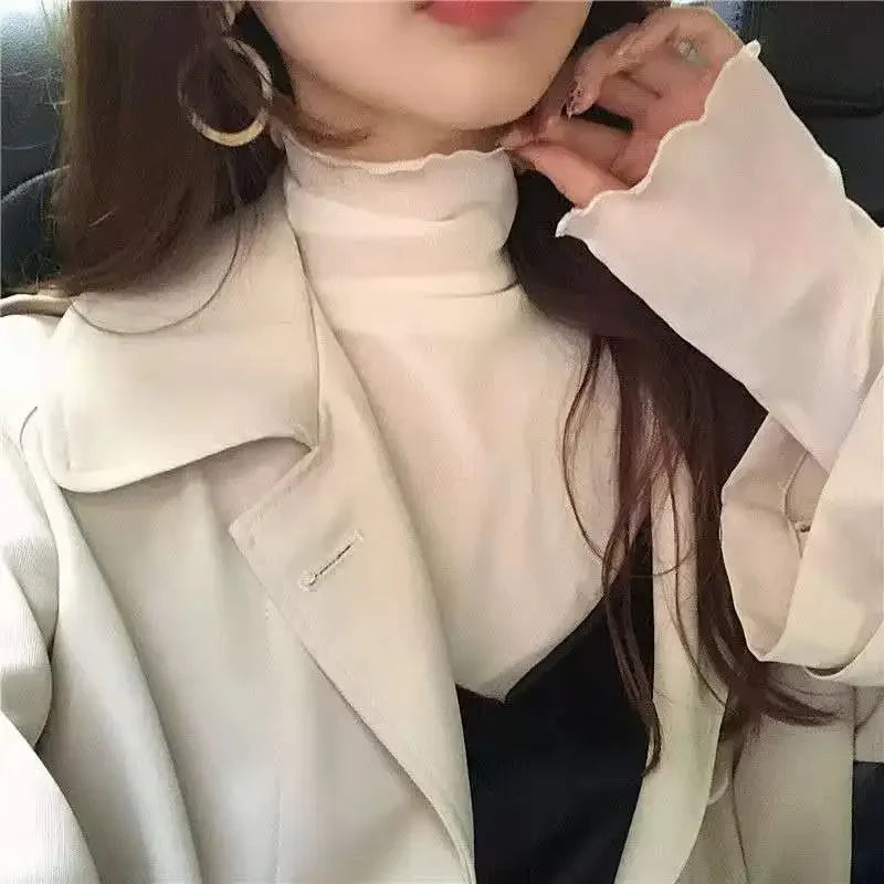Sexy Women T Shirt See Through Transparent Tops Long Sleeve Ladies T-Shirt Pink Green Basic Top for Female Bottoming Blouses