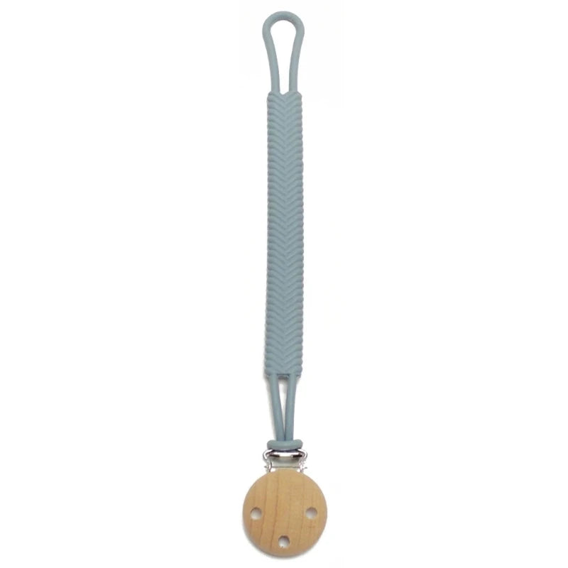 Schnuller-Clip 2025: THINKTHENDO Silicone Pacifier Clip Baby Boys Girls - Flexible RustFree Holder Teething Relief Safe Baby Collection