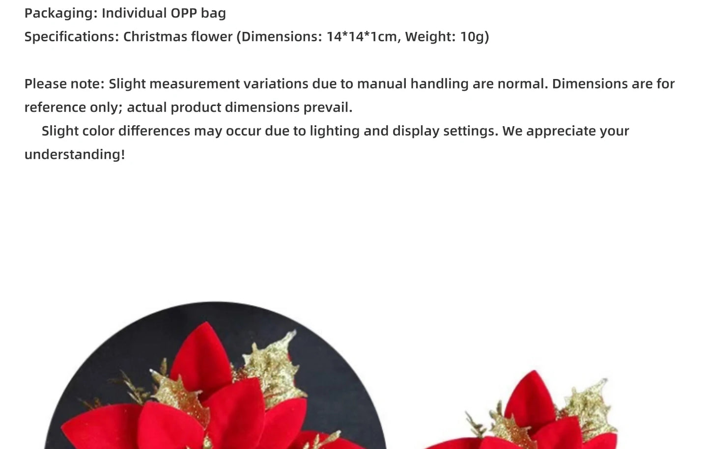 FestivaDecor DekoSet Weihnachtsdeko - 12/24/36 Kunststoff