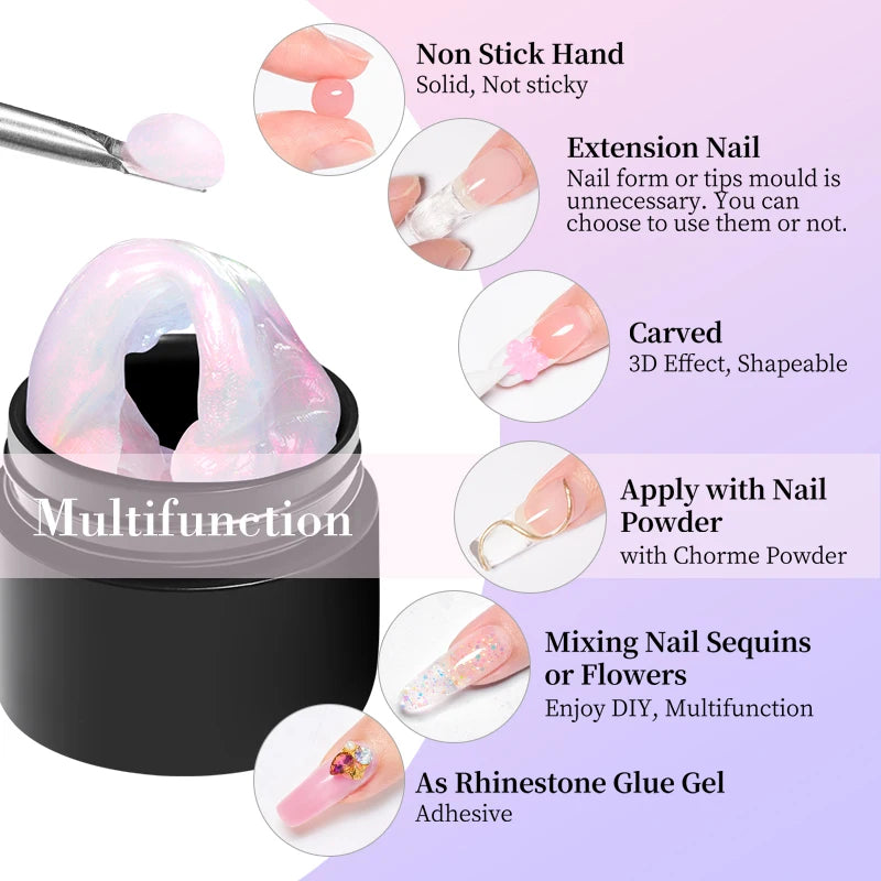 ProNail Solid Gel Nicht Klebrig - 7ml Starke Adhäsion