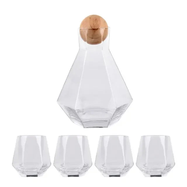 Drinkware Kristallkaraffe Klar - 1L 500ml 25cm Set