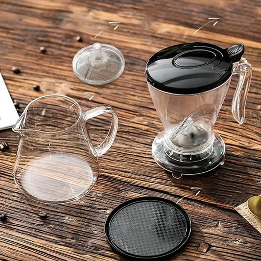 GuangdongChoice 240801 Handgebrüht - Glas 600ml Kaffee