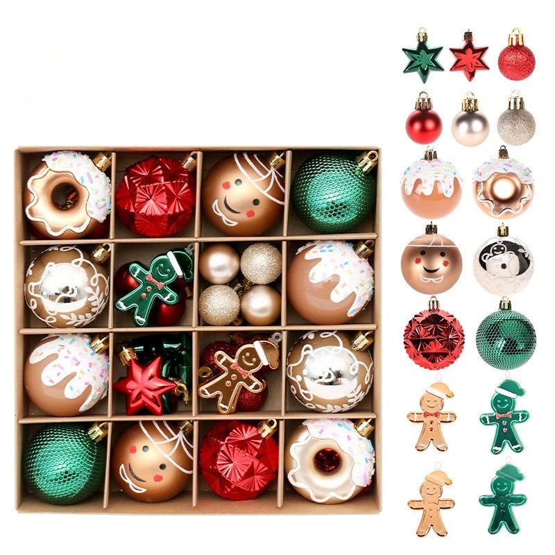 Festglanz Kugeln Premium Lackiert - 42 Stück, 6 cm Durchmesser