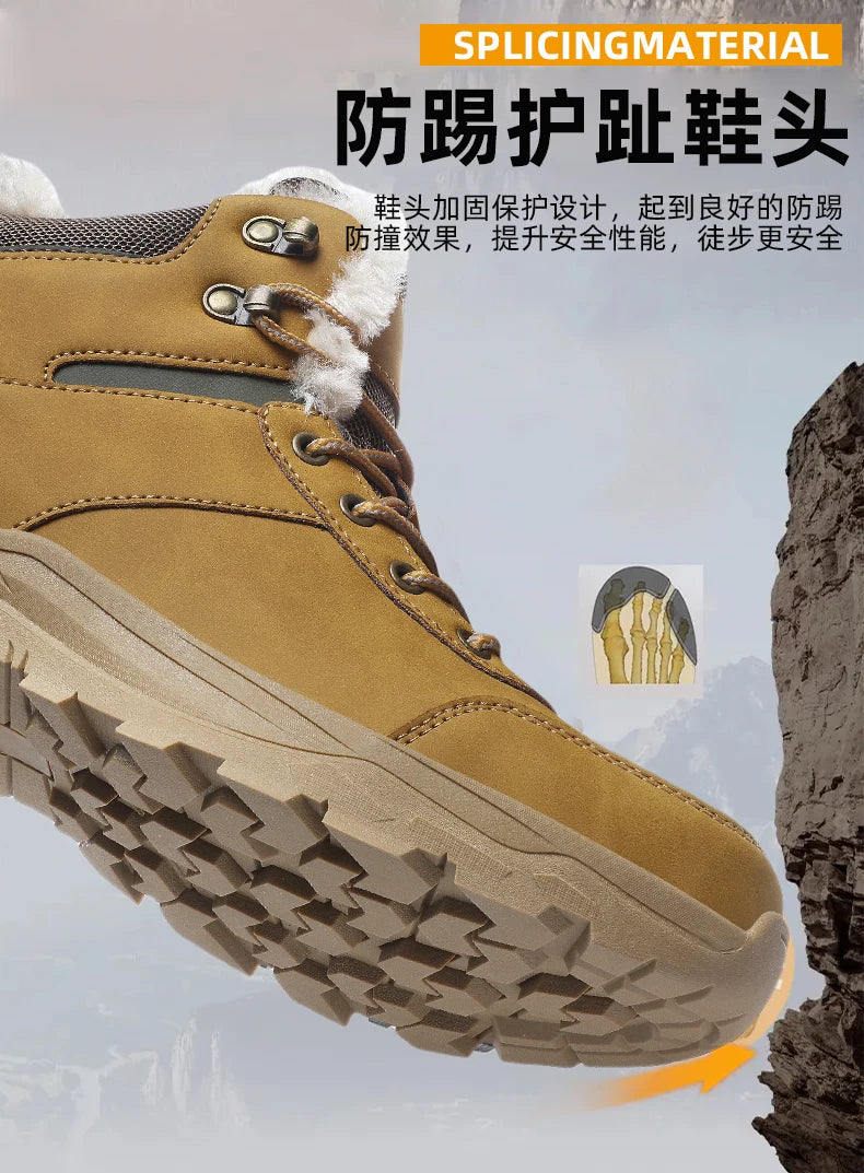 Ghete de iarnă Lexsan Allround cu șireturi, impermeabile - mărime până la gleznă, talpă antiderapantă