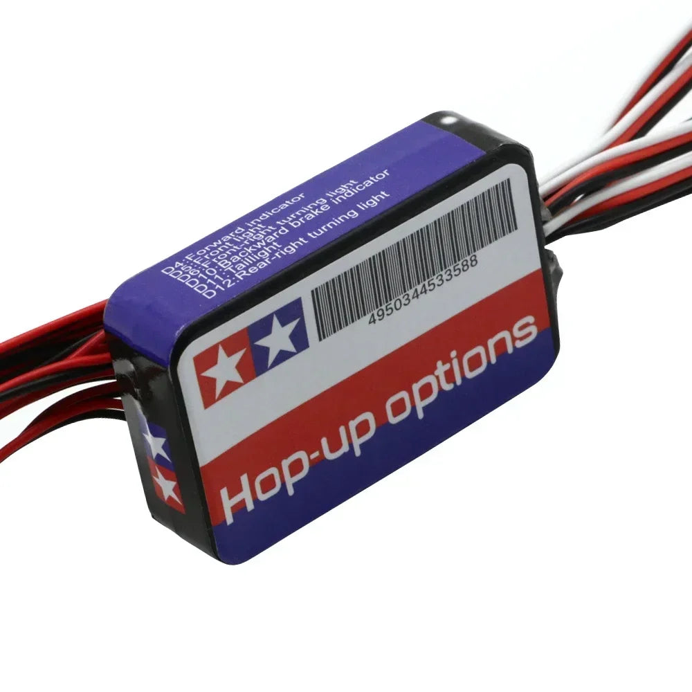 TAMIYA professional remote control model car lamp group rc car lamp simulation linkage third channel controllable turn signal