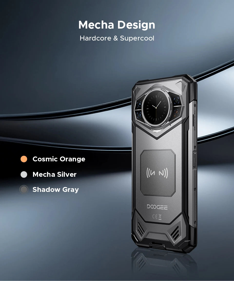 DOOGEE S200 Robustes 5G Smartphone - 10100 mAh, 33W, 6,72 Zoll