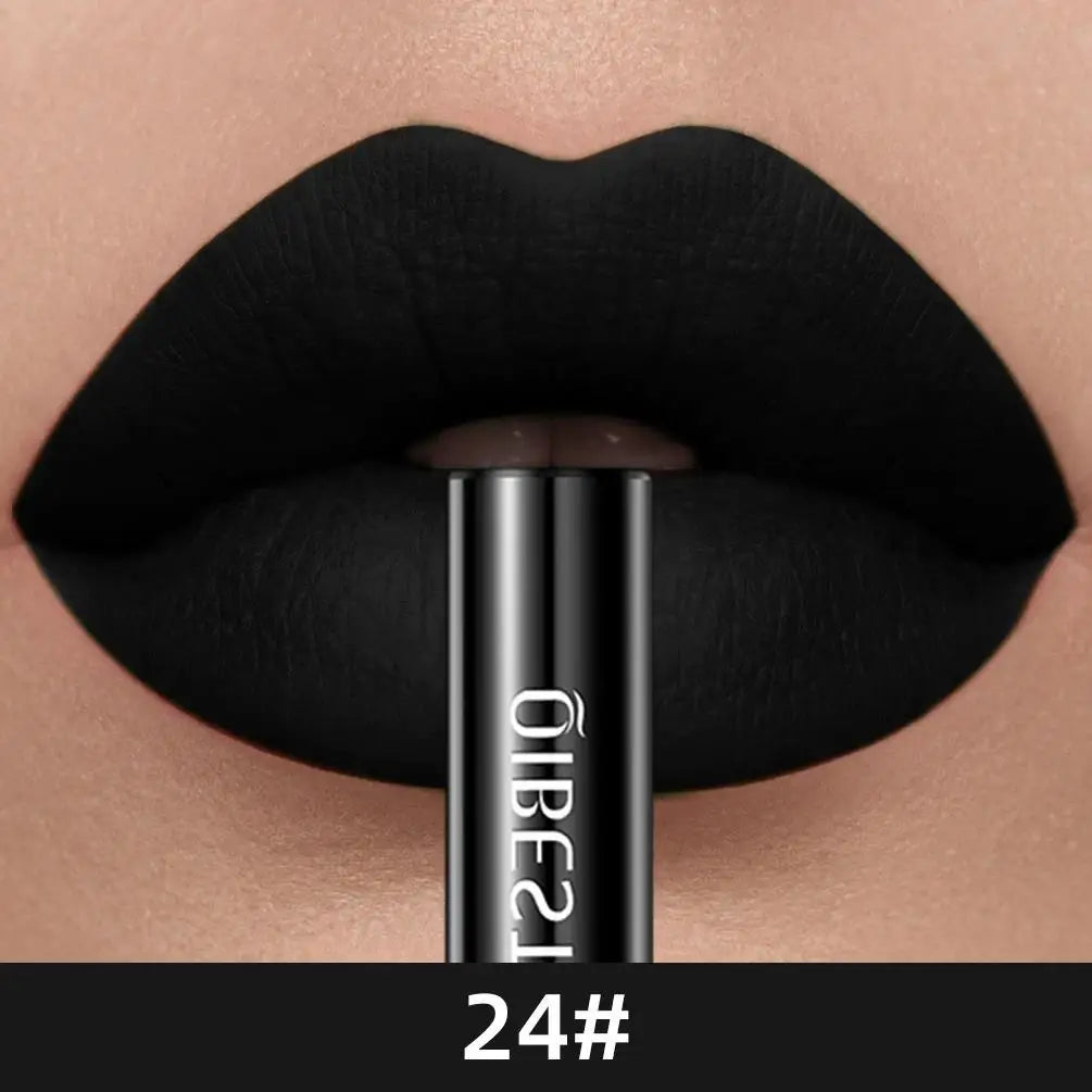 Matte Liquid Lipstick Waterproof Long Lasting Velvet Mate Nude Red Lip Gloss Lint Tube Makeup Cosmetic Lipsticks Lipgloss