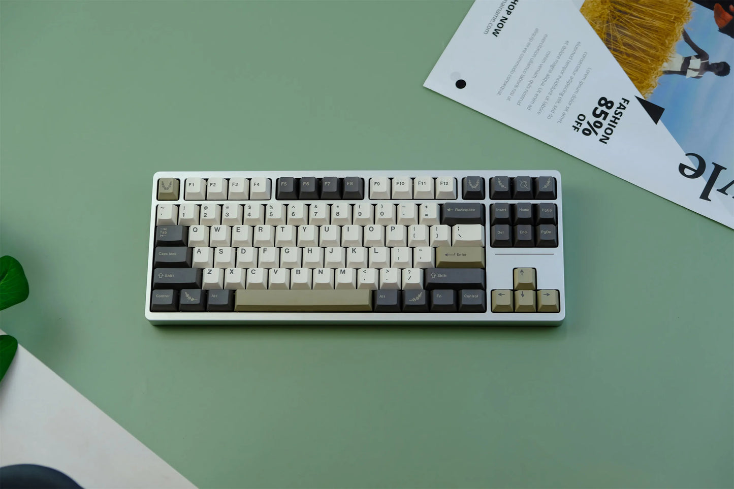 GMK Olives Keycap, 129 Keys PBT Keycaps Cherry Profile DYE-SUB Personalized GMK Keycaps For Mechanical Keyboard