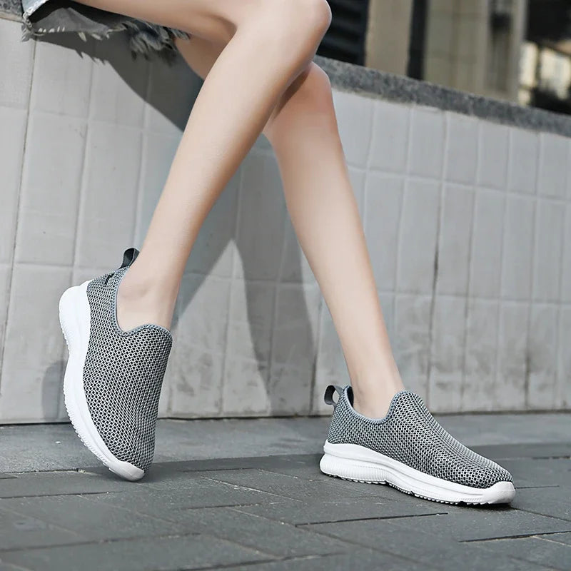 Herren Sneakers Atmungsaktiv Sommer Unisex Casual Schuhe Outdoor Rutschfest Mesh Loafers Walking Leicht Mode Männlich Tennis Schuhe