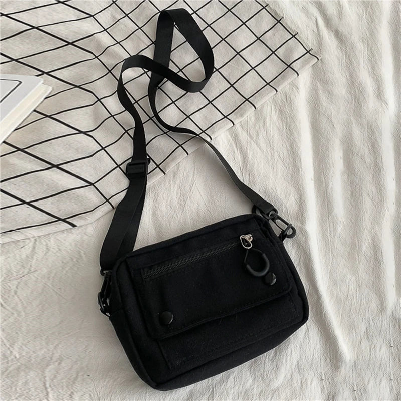 Umhängetasche 2025: Canvas Casual Versatile Fashion - Large Capacity Mobile Phone Coin Purse Women Collection