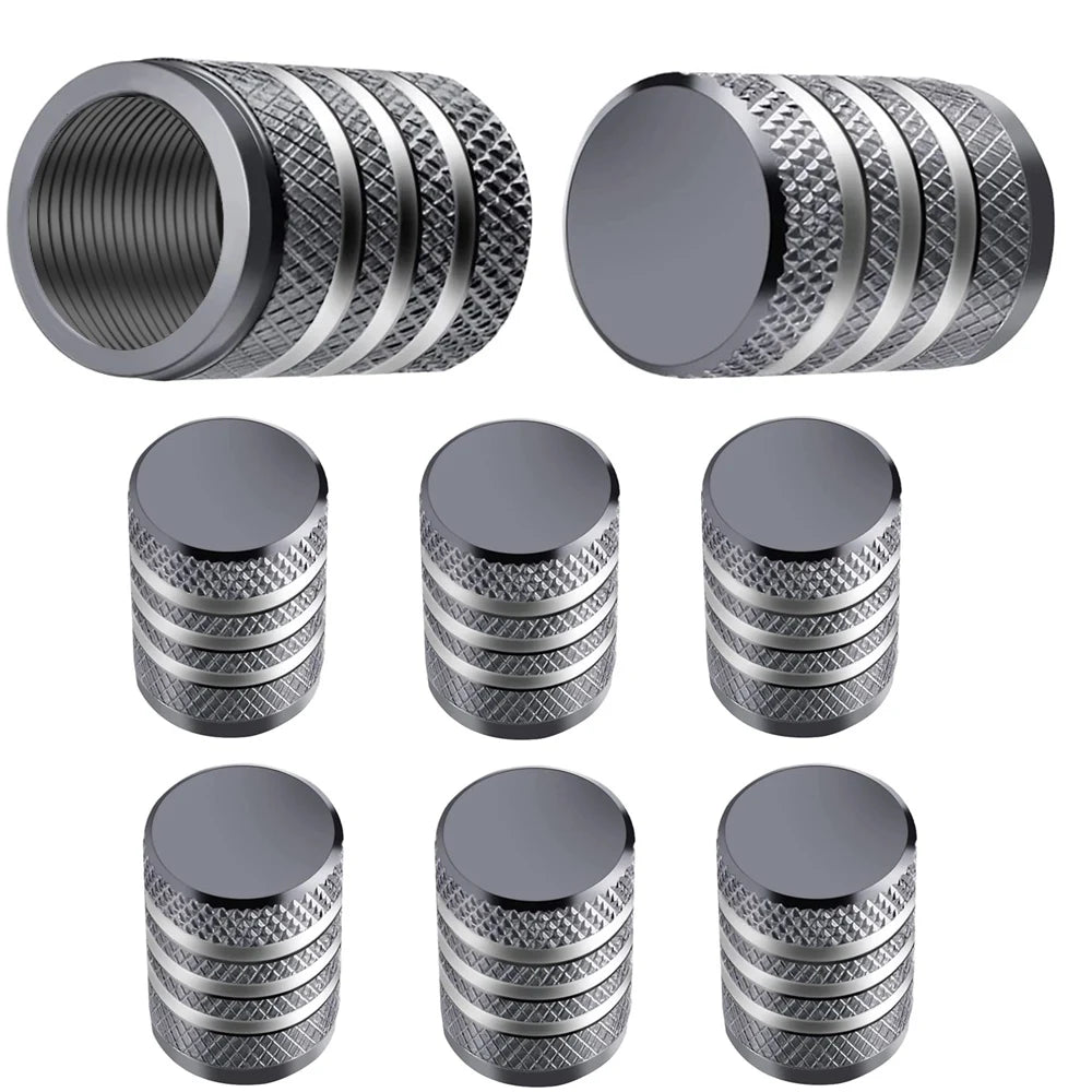 ZZTZZC Ventilkappen Staubdicht - Aluminium 8er Set 11mm