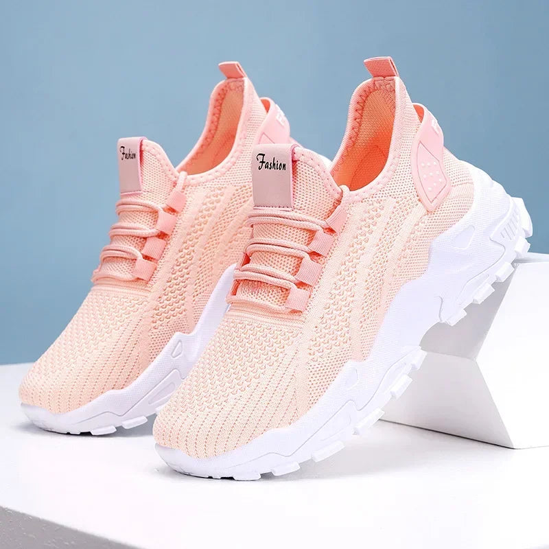 Damen-Sneaker 2025: Rollstep Women's Chunky Sneakers Lightweight Soft - Fashion Walking Shoes Breathable Tennis Sport Gym Workout Collection