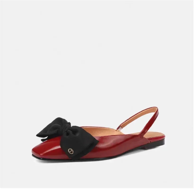 Choice Slip On Sandale Schleife - Geschlossen Flach 1cm
