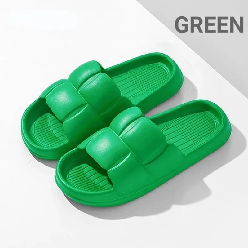 Sommer Weich Schuhe Cloud Hausschuhe Innen Stumm Badezimmer Anti-Rutsch Slide Eva Strand Flip Flops Männer Damen Freizeit Sandalen