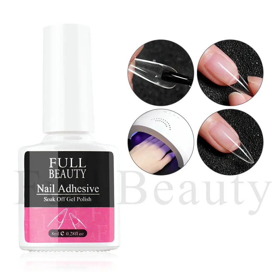 Starker Nagel Kleber Super Klebrig Klebstoff UV Gel Nagellack Für Strass Kristall Edelsteine Schmuck DIY Maniküre Nagel Kunst Werkzeuge LY1826