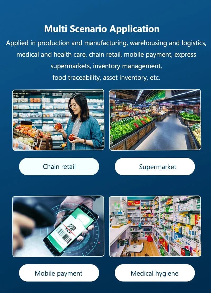 luxuglow 2D-Scanner 1D/2D QR/PDF417 - 600×800, 200/s