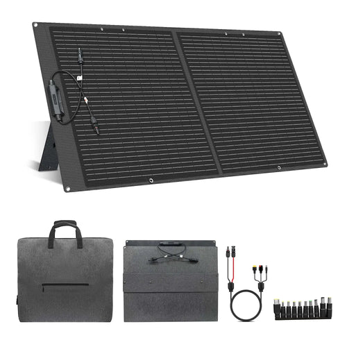 Solarpanel 100 W Tragbar Und Faltbar Für Camping Und Balkon
