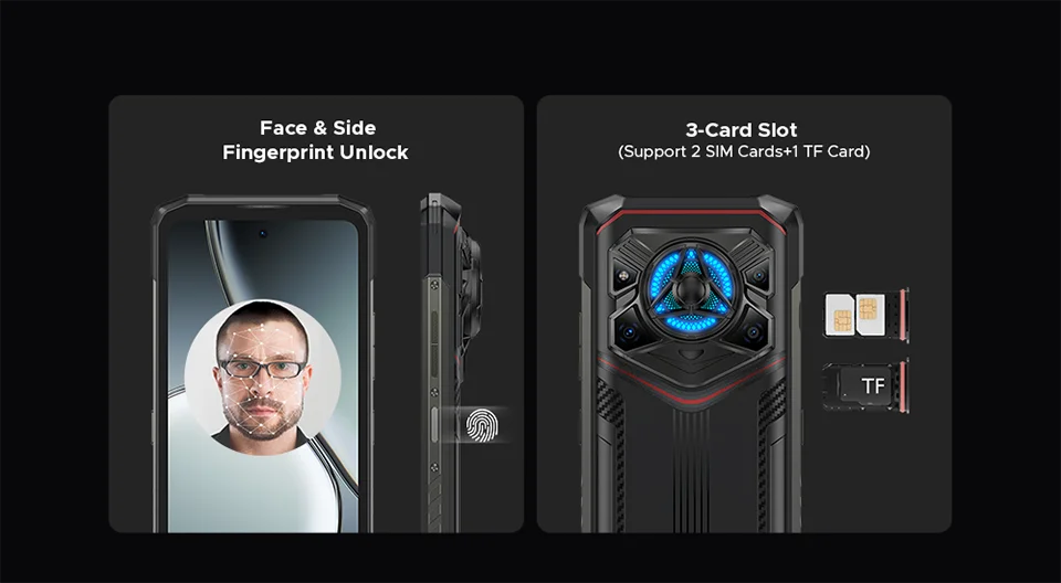 DOOGEE Blade20 Play Robustes 5G - Kapazität 10300mAh, 33W, 6,6 Zoll