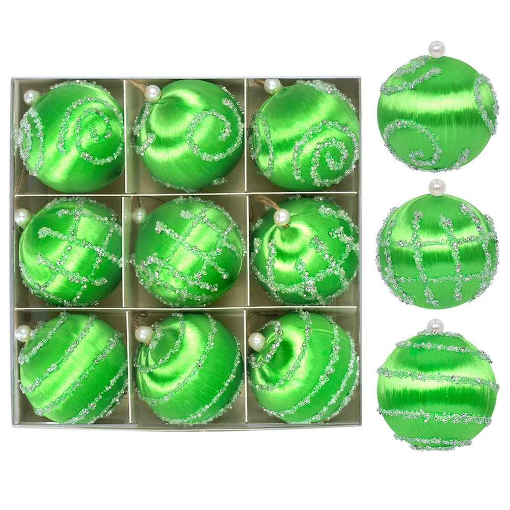 JingleBalls Classic Bruchfest - Größe 80 mm, 9 Stück