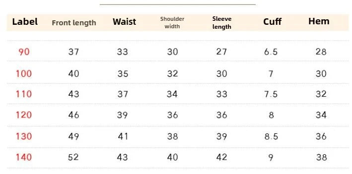 V-TREECN Roter Strickcardigan - Gr 3-6Y Polyester O-Kragen