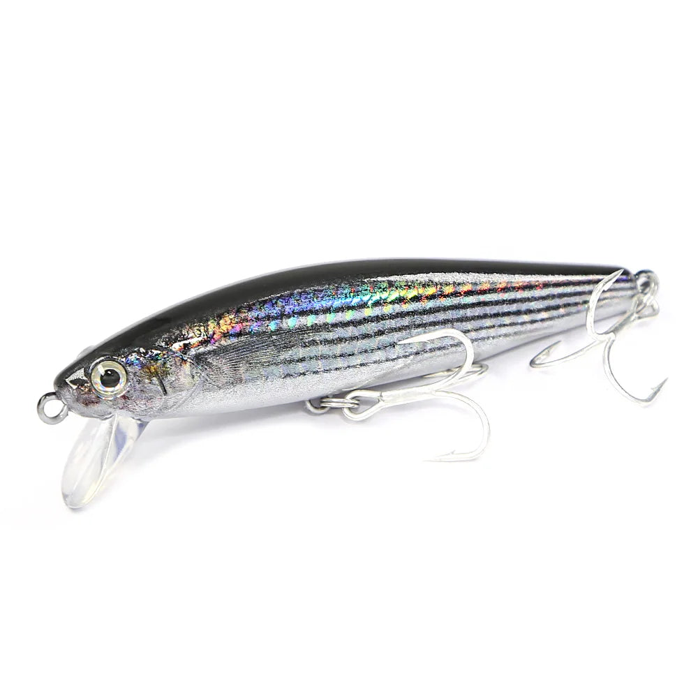 B&U 80mm Sinkender Minnow Hard Lure Jerkbait Salzwasser Langer Wurfabstand Fischköder Meer Künstliche Beute Wobblers Meer Bass