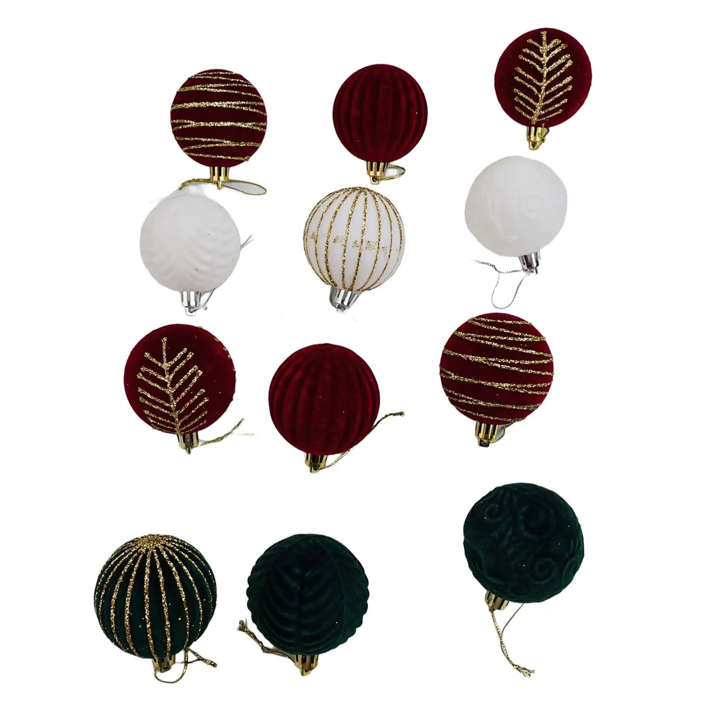 Choice Christbaumkugeln Glitzernde Kugeln - Inhalt 12 Stück, Durchmesser 6 cm