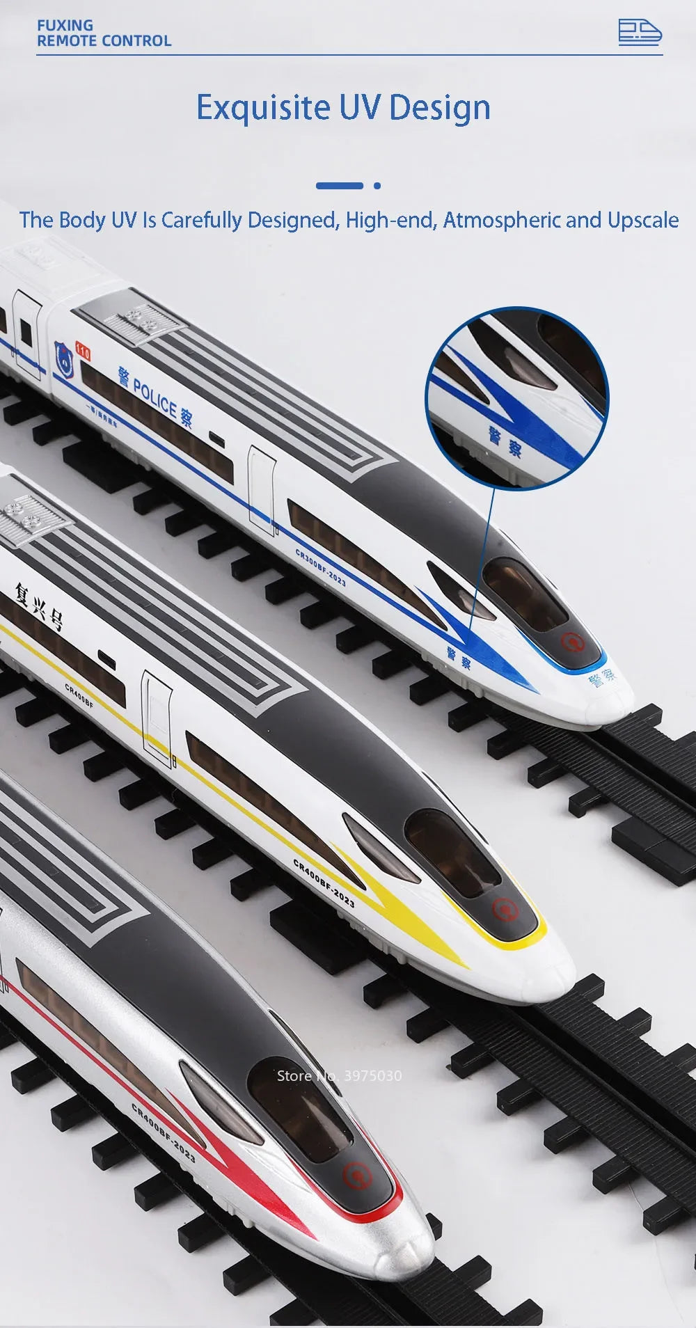 Spielzeug-Zug 2025: FuXing High-Speed Railway 1:60 - Remote Control Collection