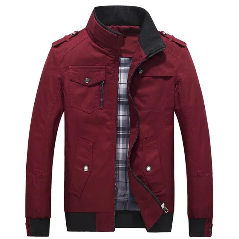 SCHEIFELE Bomberjacke Pilotstil - Baumwolle Taschen, Normal