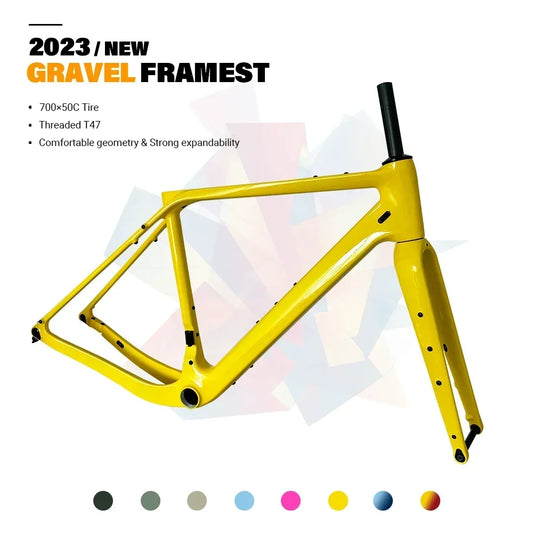 FARAOLLC GT30 Carbon Gravel Rahmen - T47 700Cx50C Disc
