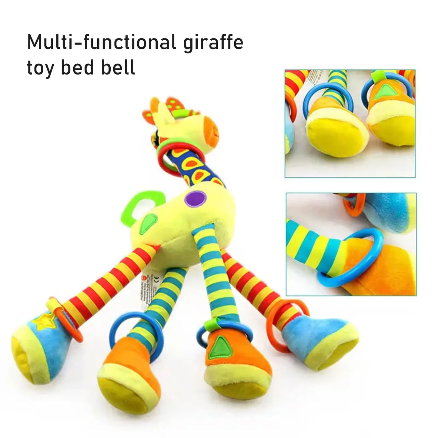 6Types Giraffe Musikspielzeug - Beißring 20cm Plüsch