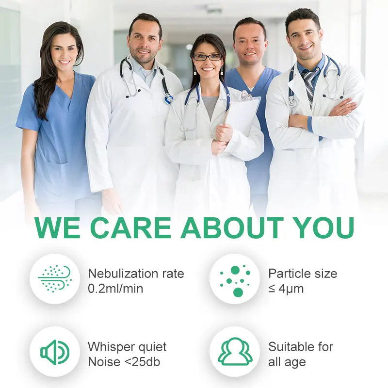 Justlang 303 AIQUE Silent Mesh Nebulizer - Kapazität 2 ml Leistung 2 W