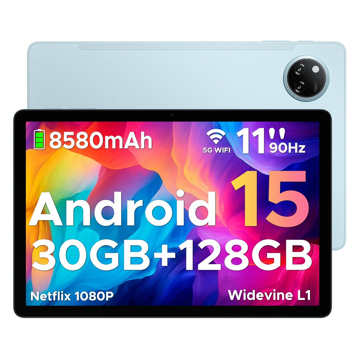 DOOGEE Tab A9 Pro+ Android 15 Tablet - 11 Zoll, 128 GB, 8580 mAh