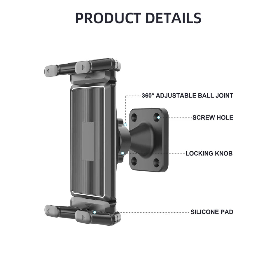 OUTMIX Wall Tabletstand 360° flexibel - 4–13 Zoll, Metall
