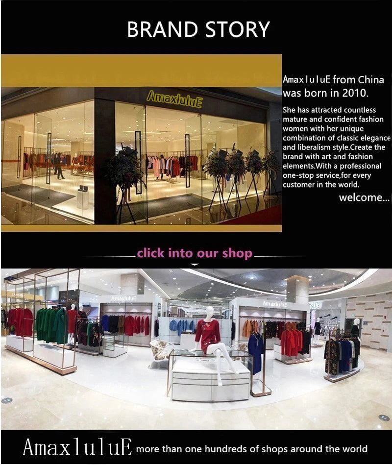 Amax LuluE Pullover Bedruckt Winter OAusschnitt-XL Baumwolle