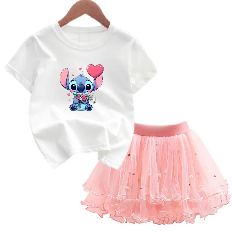 Mädchen-Disney-Set 2025: Lilo & Stitch Tutu-Kollektion - Licensed Character Collection