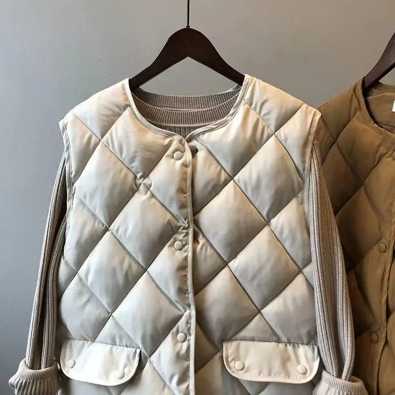 SITMCF Weste ärmellose Steppjacke - warm, Taschen S-XL