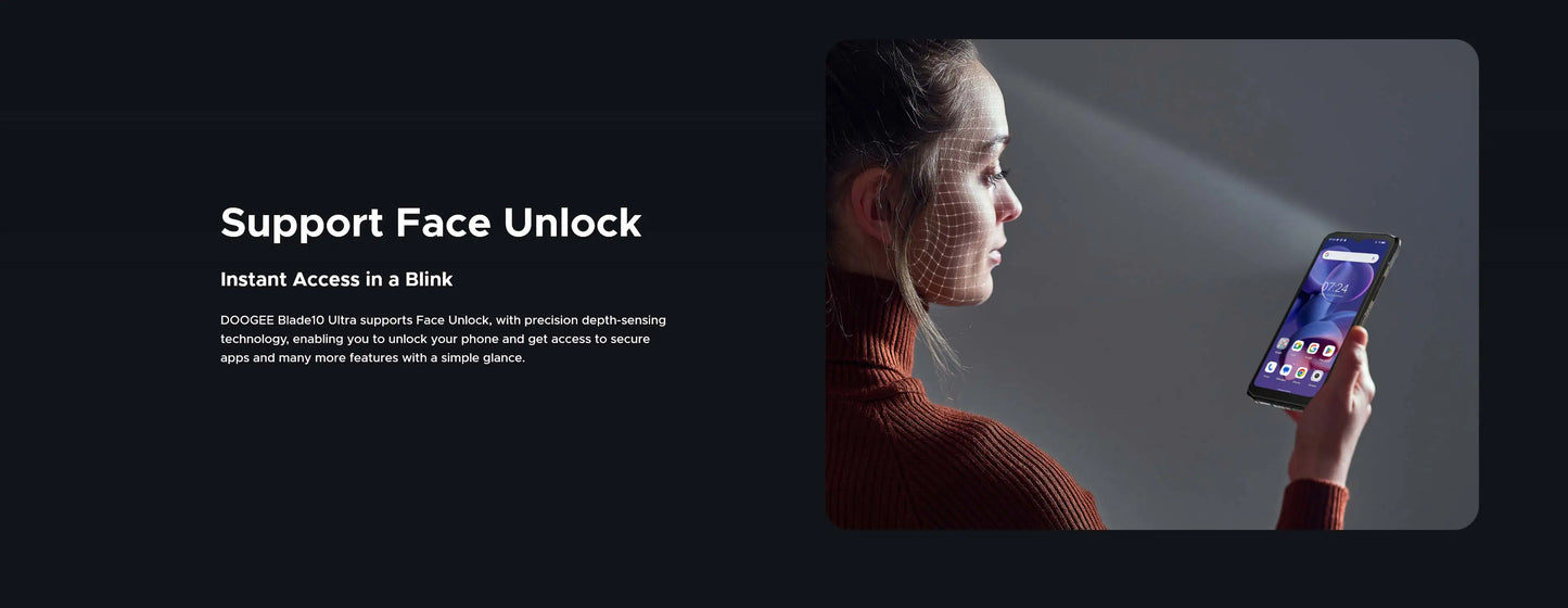 DOOGEE Blade10 Ultra Outdoor-Smartphone - 256 GB, 5150 mAh, 6,56 Zoll